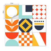 Tile Stickers Multicolor Tile Stickers - Mosaicowall Mosaicowall Multicolor Tile Stickers